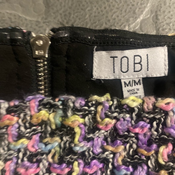 Multi colored crochet crop top. - Picture 3 of 4